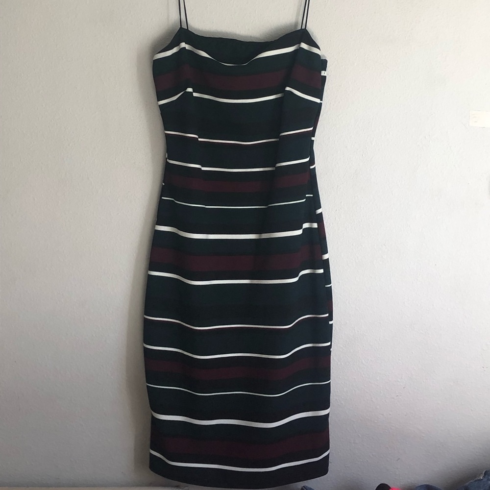 Multi-Colored Stripe Dress